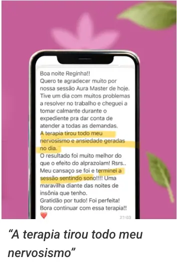 Depoimento: A terapia tirou todo meu nervosismo